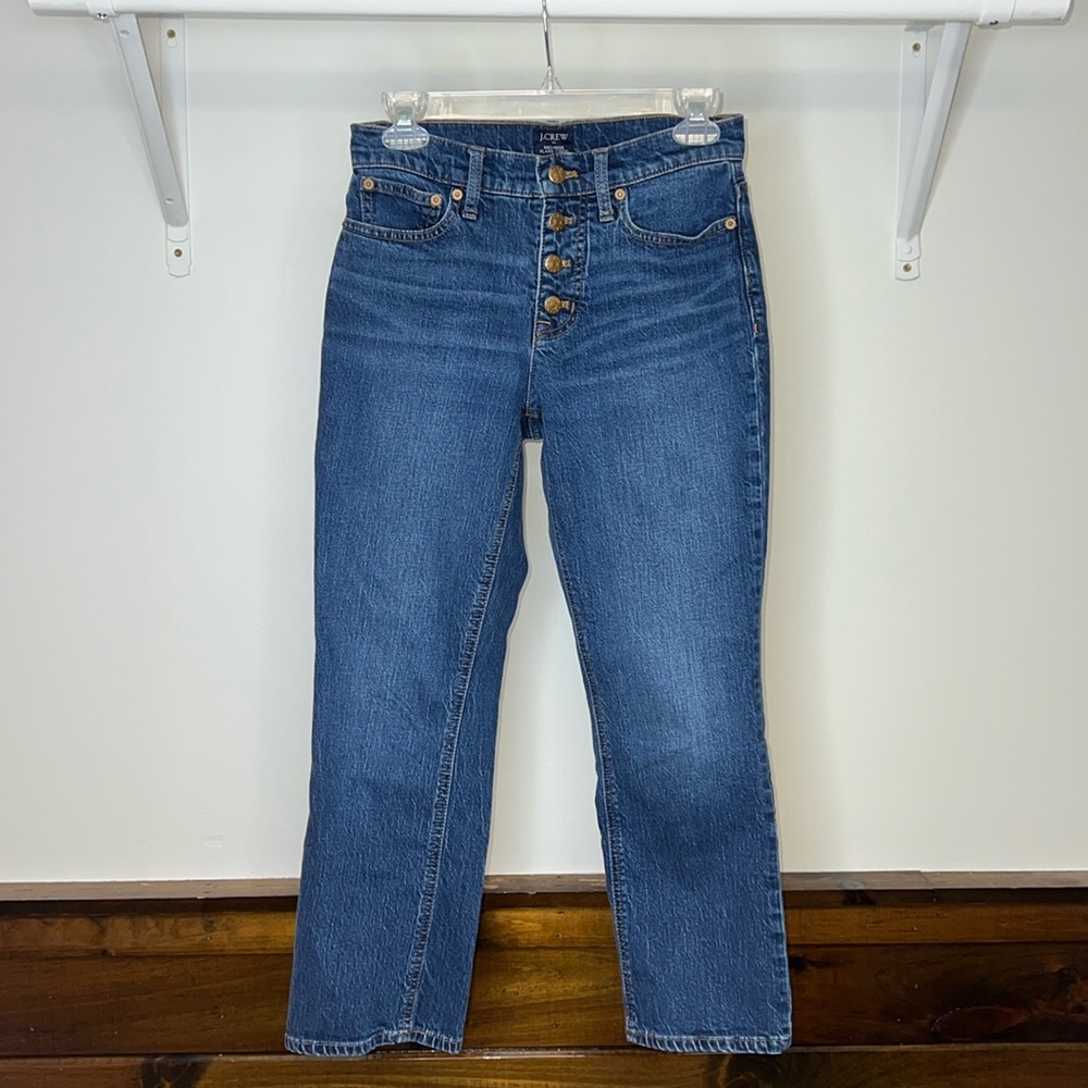 J. Crew Mid-Rise Flare Crop- 0/25